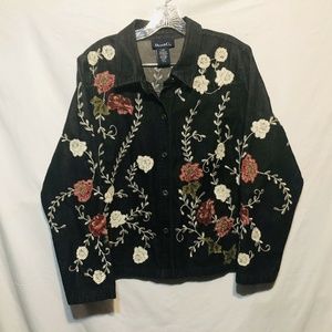 Denim & C0. Womens Button Down Shirt Size Large  L